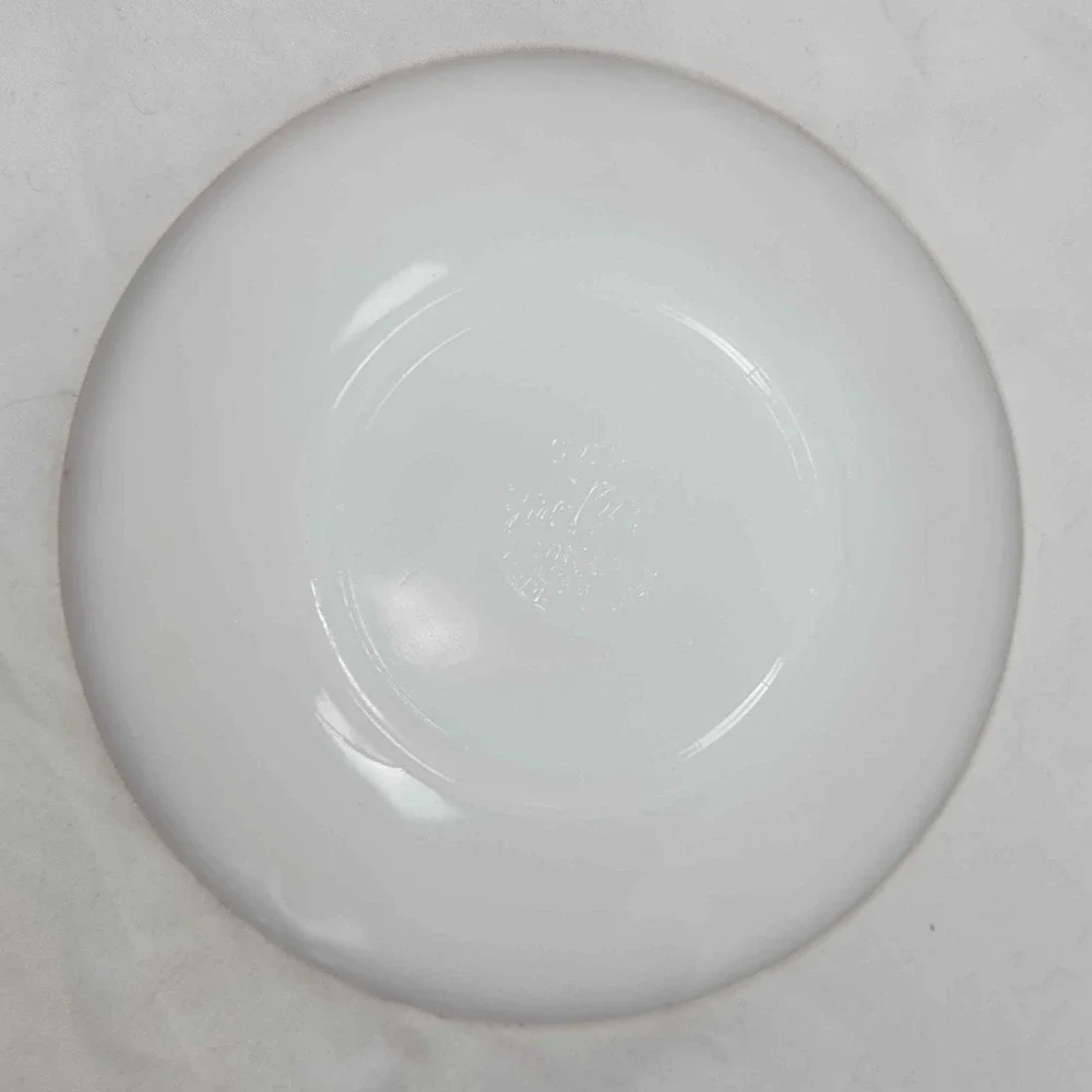 Vintage Oven Fire-King Ware White Porcelain Plate